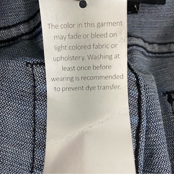 Venezia Womens Jeans Size 16 Mid-Rise Straight Dark Blue Stretch No Gap Waist - Picture 9 of 10